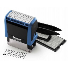 Trodat 4912 Typo 回墨印 DIY 活動自組字粒可自組四行